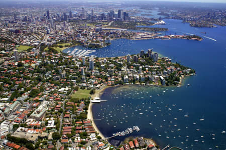 Aerial Image of DOUBLE BAY TO THE CBD