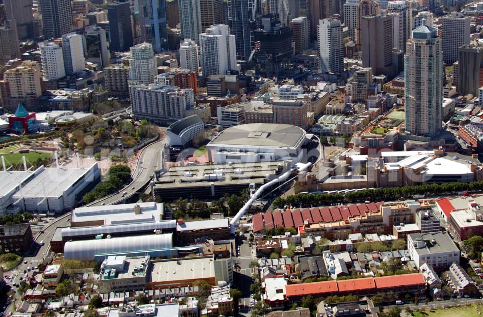 Aerial Image of Haymarket and Darling Harbour