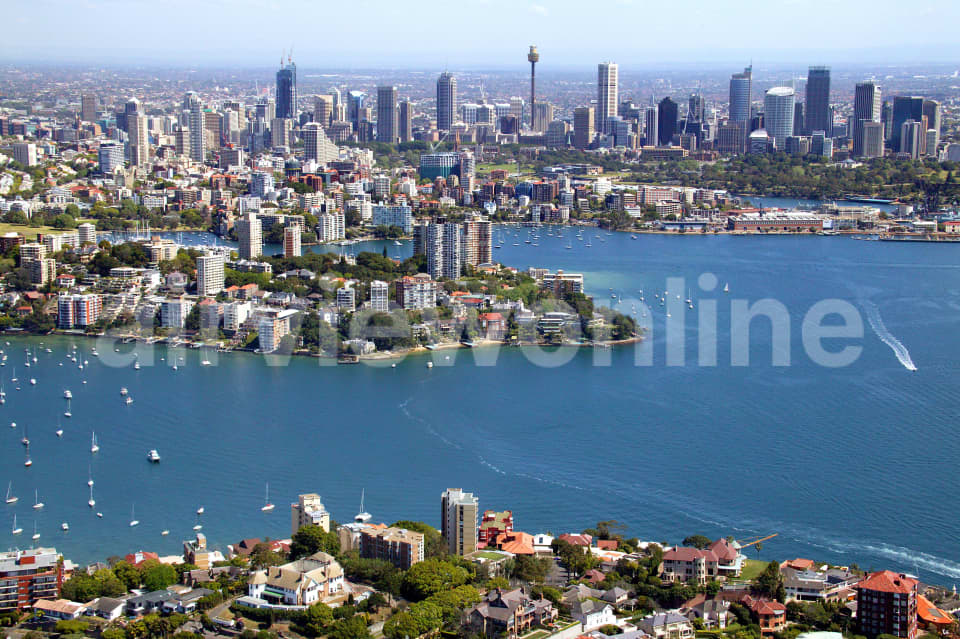 Aerial Image of Point Piper to Darling Point