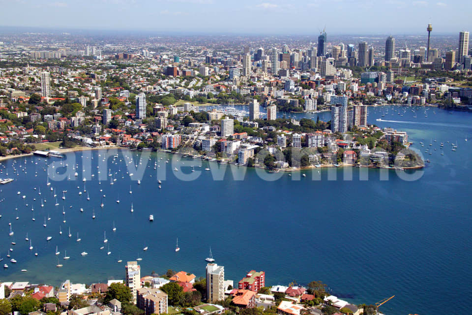 Aerial Image of The Edge of Point Piper to Darling Point