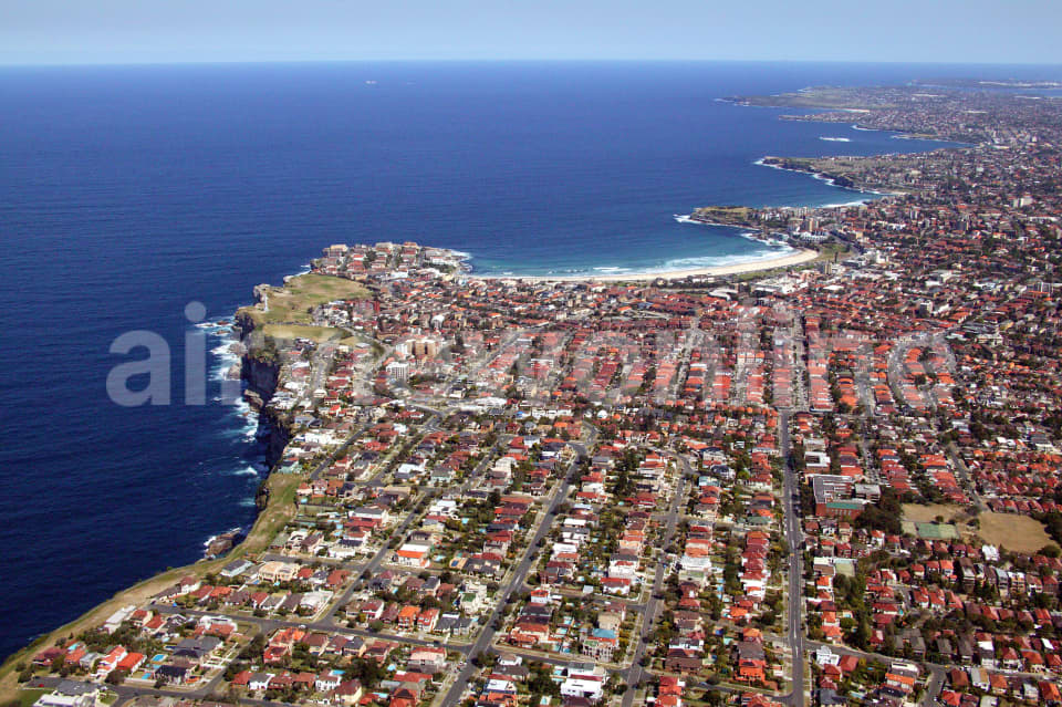 Aerial Image of Dover Heights and North Bondi