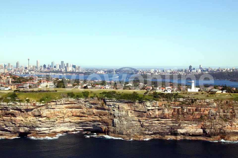 Aerial Image of Vaucluse   Macquarie Lighthouse