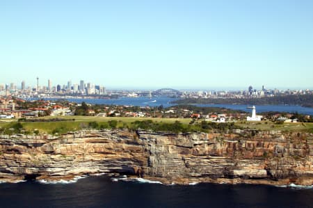 Aerial Image of VAUCLUSE   MACQUARIE LIGHTHOUSE