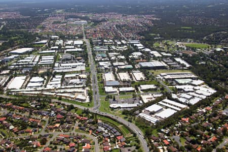 Aerial Image of CASTLE HILL INDUSTRIAL AREA