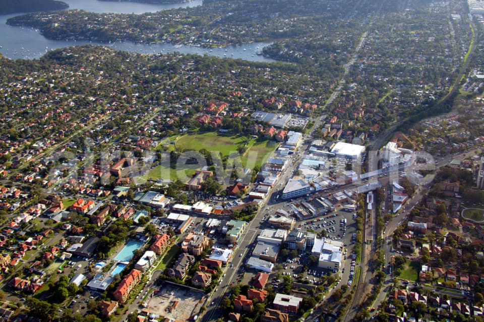 Aerial Image of South east over Caringbah