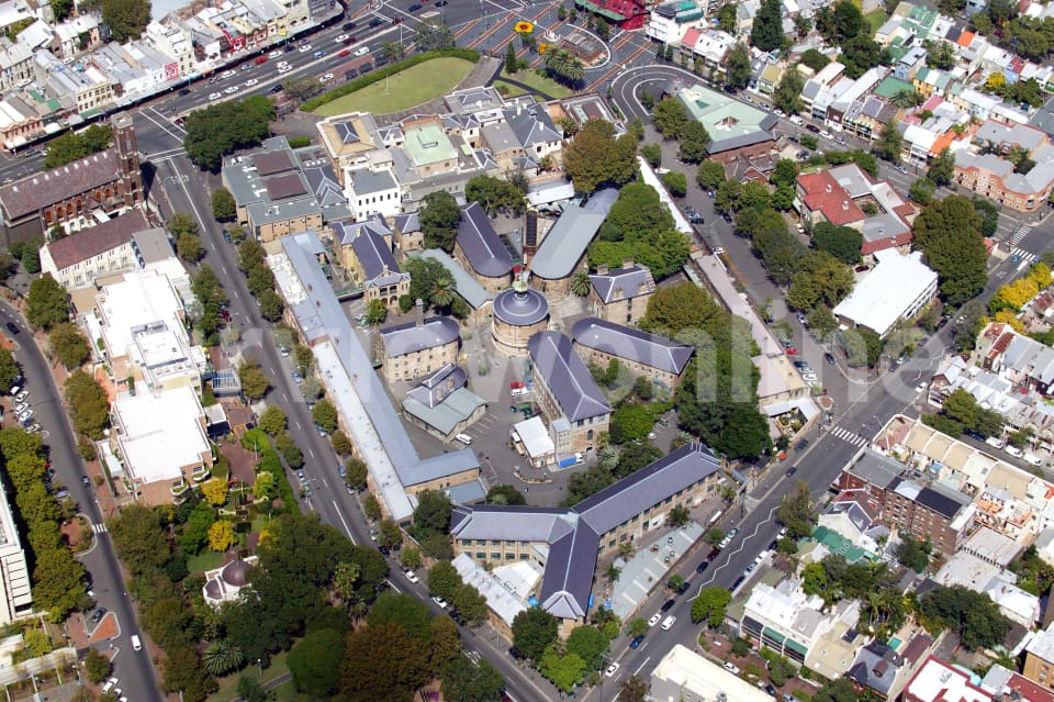 Aerial Image of Darlinghurst, The National Art School