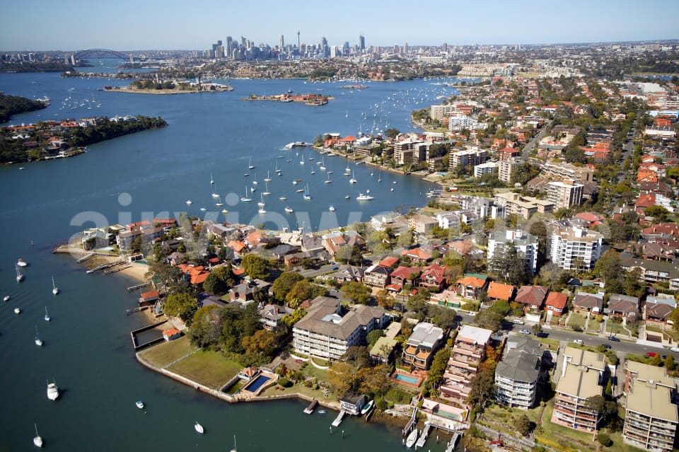 Aerial Image of Wrights Point Drummoyne