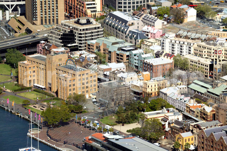Aerial Image of The Rocks and Circular Quay