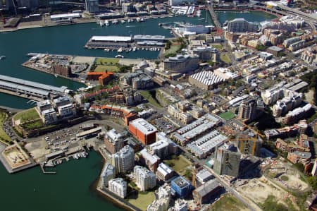 Aerial Image of PYRMONT AND DARLING HARBOUR