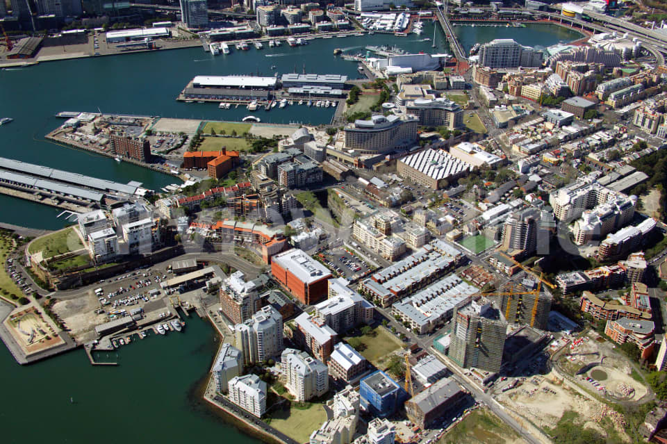 Aerial Image of Pyrmont and Darling Harbour