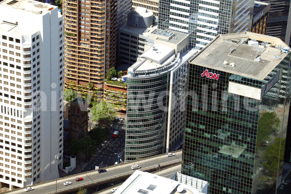 Aerial Image of Sydney City Closeup