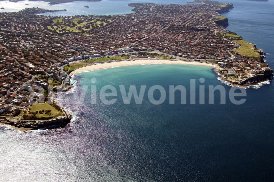 Aerial Image of Bondi Beach to Rose Bay