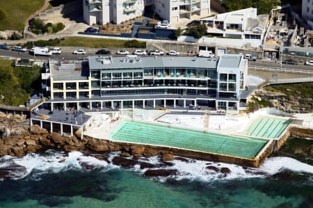 Aerial Image of BONDI BATHS AND BONDI ICEBERGS CLUB