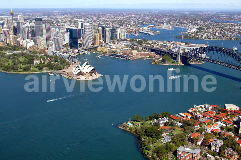 Aerial Image of Sydney Harbour View