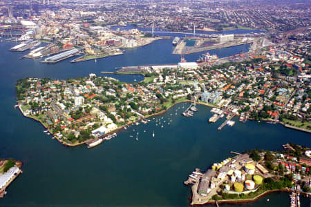 Aerial Image of BALMAIN AND BALMAIN EAST.