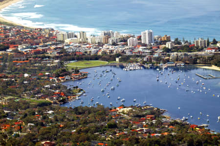 Aerial Image of BURRANEER AND CRONULLA.