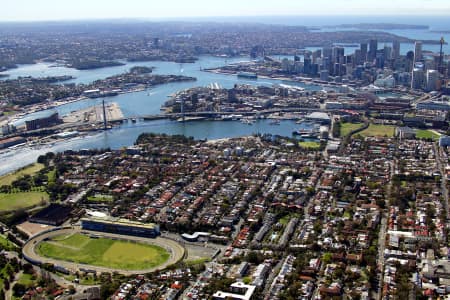 Aerial Image of GLEBE.