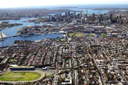 Aerial Image of GLEBE.