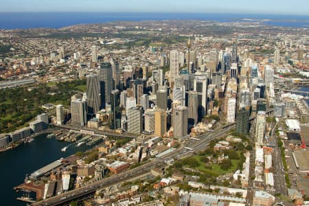 Aerial Image of THE ROCKS AND SYDNEY
