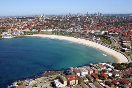 Aerial Image of BONDI BEACH.