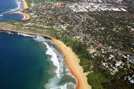 Aerial Image of BUNGAN BEACH AND MONA VALE.