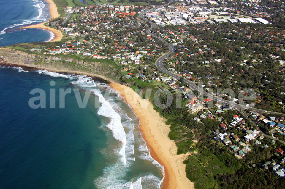 Aerial Image of Bungan Beach and Mona Vale