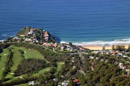 Aerial Image of BILGOLA HEAD AND AVALON GOLF COURSE.