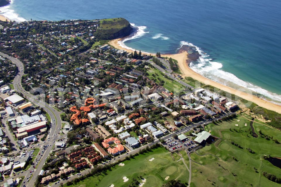 Aerial Image of Basin Beach and Mona Vale Beach