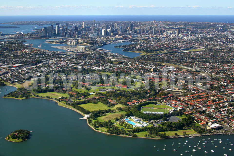 Aerial Image of Rozelle and Lilyfield