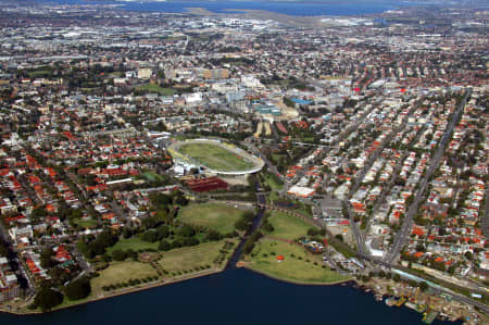 Aerial Image of HAROLD PARK RACEWAY AND FOREST LODGE.