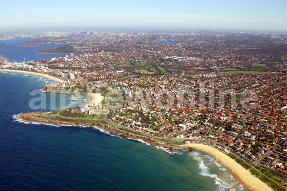 Aerial Image of South Curl Curl to Harbord