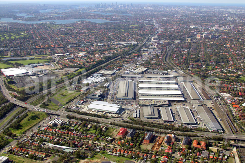 Aerial Image of Flemington Markets