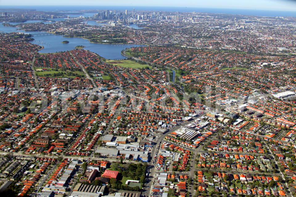 Aerial Image of Five Dock to Haberfield