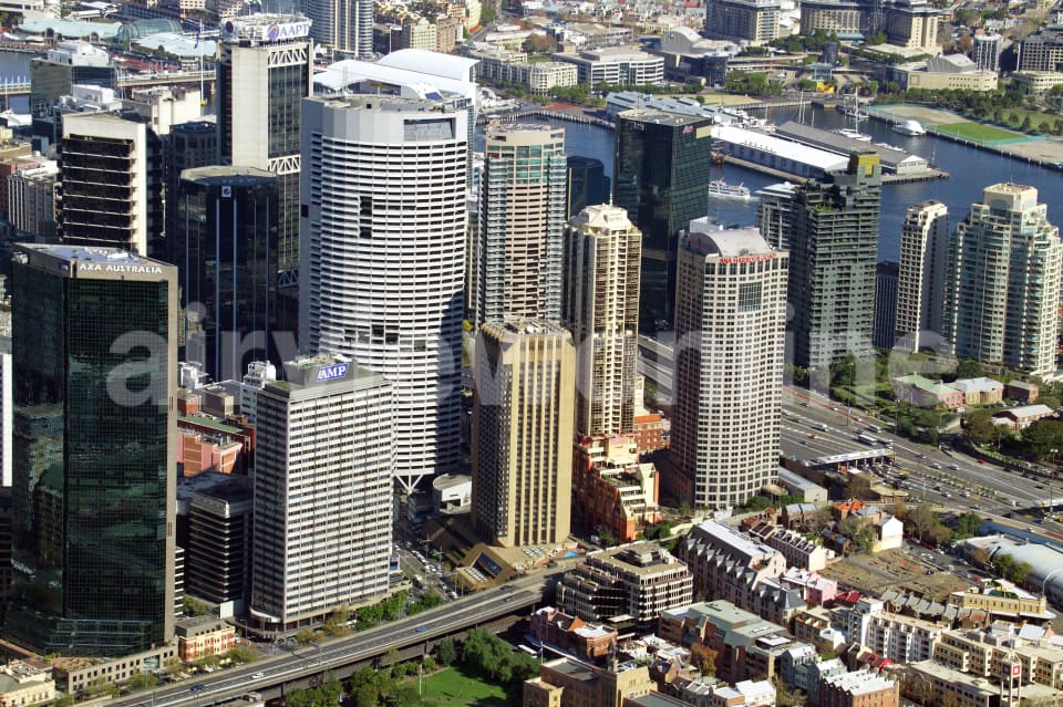 Aerial Image of Sydney CBD and The Rocks