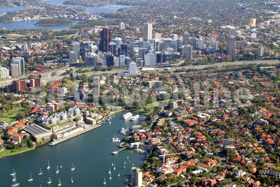 Aerial Image of North Sydney and Neutral Bay