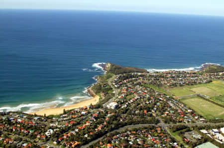 Aerial Image of WARRIEWOOD BEACH AND TURIMETTA HEAD.