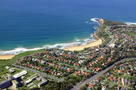 Aerial Image of WARRIEWOOD BEACH.