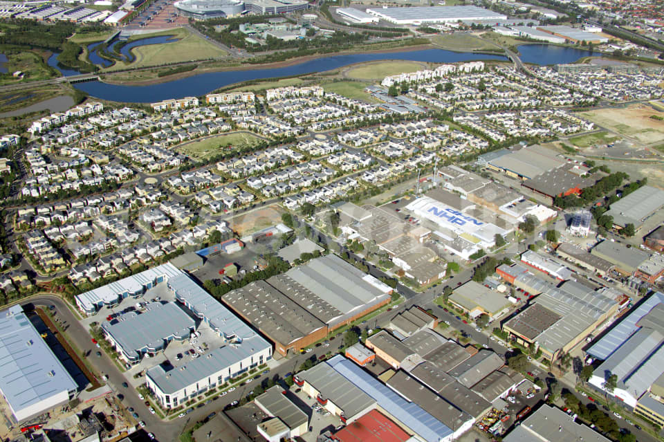 Aerial Image of Silverwater and Newington