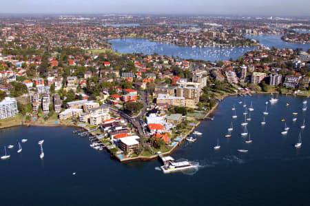 Aerial Image of DRUMMOYNE WHARF.