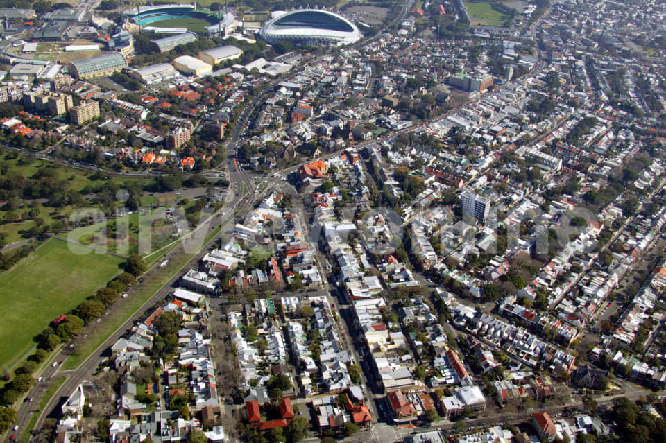Aerial Image of Woollahra and Paddington