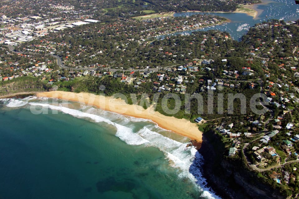 Aerial Image of Bungan Beach and Newport