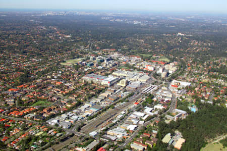 Aerial Image of HORNSBY TO THE CITY.