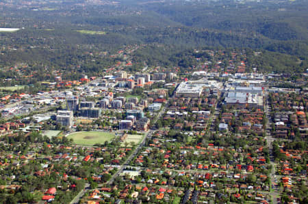 Aerial Image of HORNSBY FROM THE EAST.