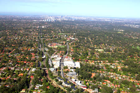 Aerial Image of GORDON CENTRE TO THE CITY.