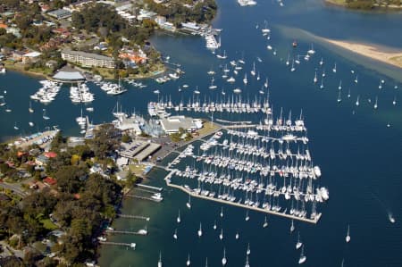Aerial Image of ROYAL PRINCE ALFRED YACHT CLUB.