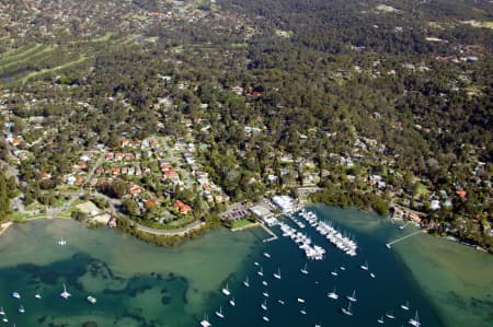 Aerial Image of BAYVIEW FROM PITTWATER.
