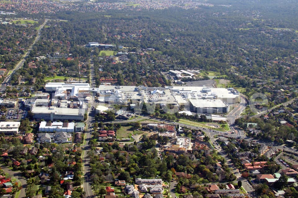 Aerial Image of Castle Hill Centre