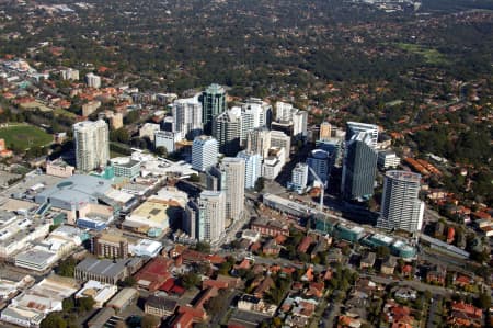 Aerial Image of CHATSWOOD FROM THE EAST.