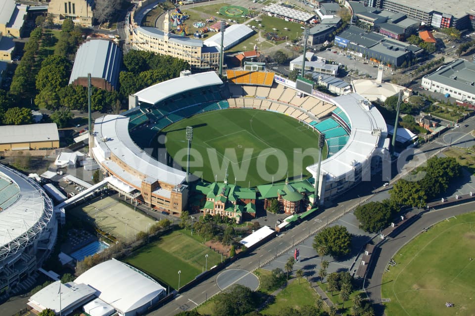 Aerial Image of Aussie Stadium and Sydney Cricket Ground