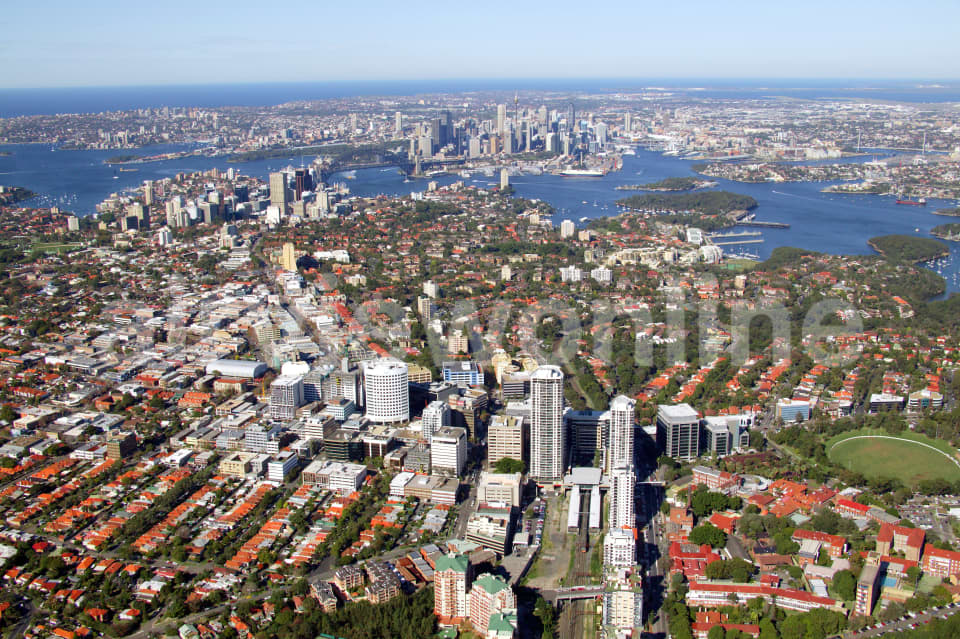 Aerial Image of St Leonards to the City